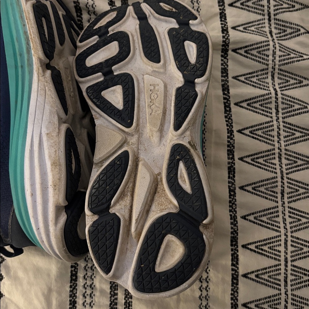 Hoka Blue and Teal Athletic Shoes - Picture 6 of 6